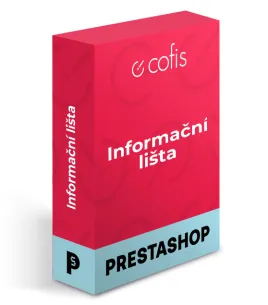 COFIS Informační lišta pro PrestaShop | Informační lišty