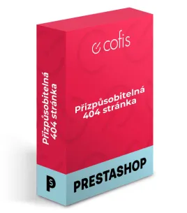 Přizpůsobitelná 404 stránka pro PrestaShop | COFIS CZ