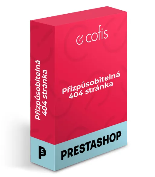 Přizpůsobitelná 404 stránka pro PrestaShop | COFIS CZ