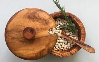 olivové dřevo miska